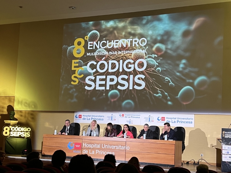 Mecwins attends the “8th Sepsis Code Conference” at the Hospital Universitario de la Pricesa in Madrid